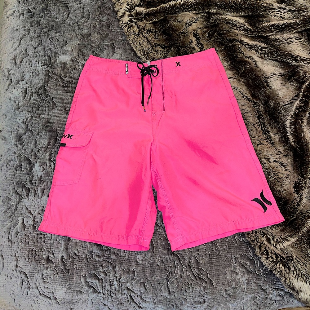 🎃🎃🎃Hurley Men’s Board Short Swim Neon Pink